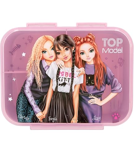 Boîte à Goûter Barbie – Rose, 185x128x65 Mm – Sans BPA, Double Fermeture