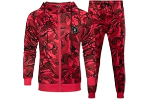 Aotorr Survêtement Homme Ensemble Veste Blouson Sweat et Pantalon Jogging