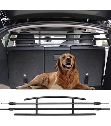 Dog Gate For Car Pawple Tesla Model Y Dog Barrier Heavy-Duty