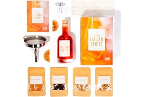 Craftly Kit di infusione Italiano Spritz – esperienza Aperitivo unica a casa | Set da cocktail fai da te per aperitivo e spruzzi