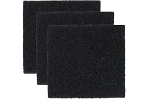 CDRPD 3 Piezas Filtro de Carbón Activado para Arena de Gato,10.5x11.5x0.5 cm Filtro de Carbón Activado,para Filtros de Repuesto para Caja de Arena de Gato
