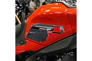 labelbike - Pegatinas resinados Gel 3D Protectores Laterales Tanque Moto compatibles con Yamaha Tracer 9 GT 2021-2023 Rojo