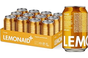 Lemonaid Sparkling Soft Drink: Orange - 12 x 330ml can