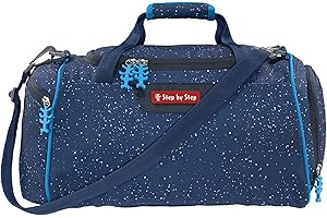 Step by Step Sporttasche, mit Nasswäschefach, Abnehmbarer Tragegurt, Verstellbarer Schultergurt, ab der 1. Klasse, 13L