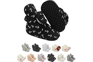 EDOTON Botitas y patucos para bebés, Lindo Dibujos Animados Invierno Animal Calentar Casa Antideslizante Suela Zapatillas Regalo para Bebés de 0 a 18 Meses