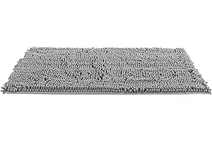 TRIXIE Tapis Anti-salissures, imperméable, 100 × 70 cm, Gris