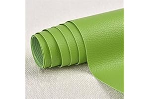 CHANGTSING Patch di Ecopelle PU Autoadesiva 10 x 20 cm riparazione decorative pellicole in pelle sintetica riparazione Adesiva Sedile Auto per Divani, Sofa, Auto Interni verde chiaro