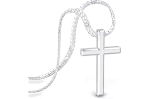SERASAR Premium Collier Hommes [Faith] | Acier Inoxydable 316L Chirurgical | Imperméable | Chaîne Blindée Solide | Fermoir Sécurisé | Trois Couleurs | Boîte à Bijoux Incluse