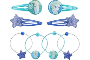 CRUNIER Haarspange Haarring,4 Stück Kinderschmuck+4 Stück Haarschmuck Kinder für Mädchen,Mädchen Haarschmuck,Haarkordeln,Kinderschmuck Haarschmuck,Geschenke für Geburtstag, Neujahr, Advent, Weihnachten