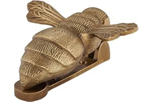 AMSKA INTERNATIONAL Bumble Bee Door Knocker, Brass Material, Various Finishes (2003) (Antique Brass)