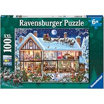 Ravensburger - Puzzle Enfant - 100 pièces XXL - Pique-Nique des Chiens - Fille ou garçon dès 6 Ans - Puzzle de qualité supérieure - Chiens - 12886