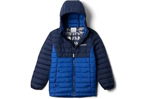 Columbia Powder Lite 2 - Chaqueta acolchada con capucha para niño (paquete de 1)