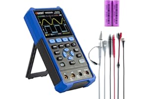 OWON HDS2202s Oscilloscope 3-in-1 Professional Handheld PC Oscilloscope, 20,000 Counts Digital Multimeter, Universal Test Instrument, Lithium Battery with Large Capacity (200 MHz + 2CH + 1CH)