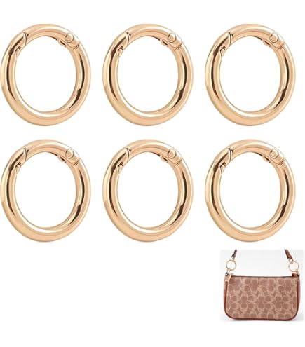 Anneaux Fendus Pour Porte-clés Dorés De 25 Mm, 50 Unités De Bead Landing 10771506