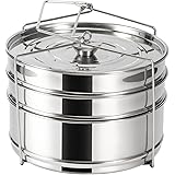 how to use food network stacked steamer