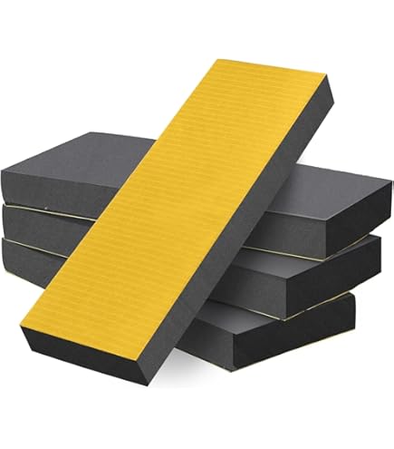 4 Selbstklebende Schaumstoffplatten Schwarz - Moosgummi Für Möbel & DIY
