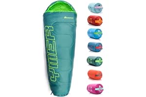‎METEOR meteor Premium Kinder-Schlafsack Sommer Ultraleicht Kinder Hüttenschlafsack Komfortbel Jugendliche Camping Deckenschlafsack Outdoor Leicht Herbst inlett Schlafsack kleines Baby Mini Sleeping Bag