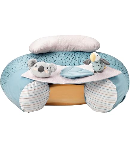 Jouet Ferme Montessori En Tissu 6–36 Mois – 6 Animaux Hochets, Miroir, Tri Et Insertion – Cadeau Sensoriel Bébé Garçon Fille
