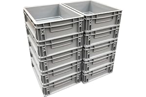 AUER PACKAGING 10x Eurobehälter 40 x 30 x 12