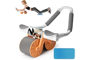 talifoca B Roller Bauchtrainer | Automatisches Rebound Bauchrad | Plank AB Roller Wheel für Core Trainer | ABs Roller Wheels Trainingsgeräte