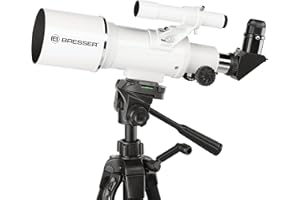 Bresser Refraktor Teleskop Classic 70/350 Starterpaket mit Aluminiumstativ und umfangreichen Zubehör für den perfekten Einstieg in die Astronomie