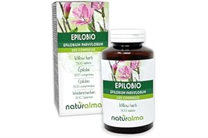 Epilobio (Epilobium parviflorum) erba Naturalma - 150 g - 300 compresse - Integratore alimentare - Naturale e Vegano