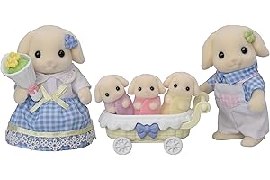 Sylvanian Families - 5735 Familia Conejo Flora - Casa de muñecas