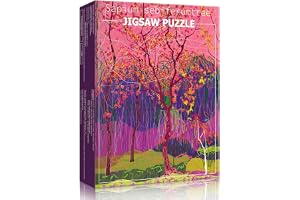 HUADADA Puzzle 1000 elementów, chińskie drzewo łojowe, puzzle, 1000 elementów, dla dorosłych, ilustracje artystyczne