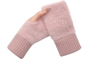 Long Keeper guanti senza dita invernali donna eleganti guanti caldi donna guanti senza dita in peluche