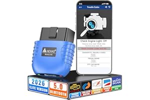 AUTOPHIX NexLink Bluetooth OBD2 Scanner Check Engine Light Code Reader with Live Data & Performance Test, Wireless Diagnostic Scan Tool Compatible with Various Third-party Apps Like BimmerCode, Car Code Reader