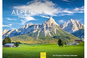 Edition Seidel Premium Kalender Faszination Alpen 2024 Format DIN A3 Wandkalender Deutschland Österreich Italien Frankreich Bayern Tirol Berge Christian Müringer