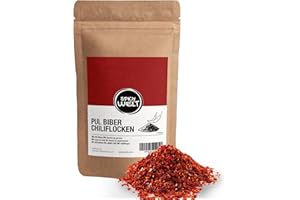 Spicy Welt Pul Beaver Chilli Flakes (1 kg) - For Meat, Sauces & Salads, Vegetables, Börek & Yoghurt Dips Fruity, Warming & Versatile | 100% Natural Pure, No Additives
