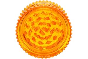 JOY STORE Molinillo de especias portátil. Perfecto para picar especias con facilidad. Fabricado en plástico duradero, ideal para cocinar y viajar. 60mm Naranja