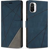 ZONNAVI Leder-Hülle Für Xiaomi Poco F3 5G / Mi 11i – Flip Case Mit Kartenfächern & Ständerfunktion (Rot)