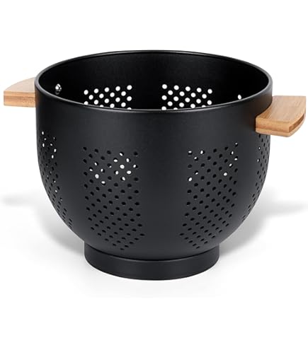 Scolapasta APS 787 In Polipropilene - Antracite, &Oslash; 27.5 Cm, Altezza 12 Cm, Lavabile In Lavastoviglie