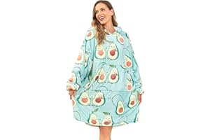 Neufigr Hoodie Decke Übergroße Sweatshirt Oversized Riesen Hoodie Warme Sherpa Kapuzenpullover für Kinder Damen Herren Erwachsene