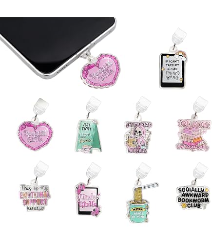 Pendentifs Port Type C 20 Bouchons Anti-poussière USB-C Fleur - Accessoire Décoration Téléphone 10 Styles Différents Bouchons Usb-c 10 Modèles Différents