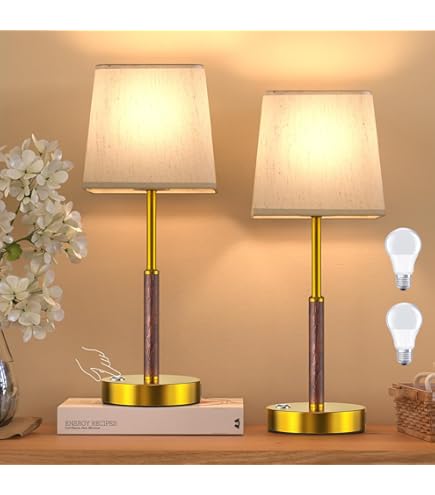 Lampade LED Da Tavolo Ricaricabili - 2 Pezzi, 3 Temperature Colore, 5200mAh, USB-C - Foto 9