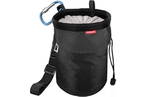MoKo Chalk Bag, Drawstring Rock Climbing Chalk Bag Bouldering Chalk Bag Bucket