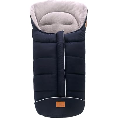 Sacco Termico Per Passeggino E Seggiolino Auto - Coprigambe Invernale Impermeabile, 102x54cm Con 5 Punti Di Sicurezza