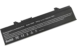 ARyee 5200mAh Laptop Battery for Dell Latitude E5400 E5410 E5500 E5510 KM742 RM668 KM760 T749D