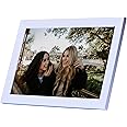 Pixie Smart Digital Photo Frame| WiFi Connected Picture & Video Display, Full HD, TouchScreen 10.1" size, Built-in Speaker, Type-C & Micro SD port, Great Gift for Family, Friends, Parents - Blue