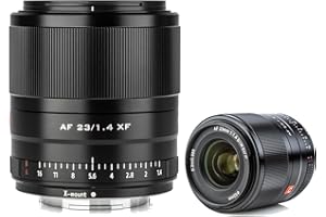 VILTROX 23mm f1.4 Fuji XF Obiettivo Messa a Fuoco Automatica APS-C Compact per Fujifilm X monte X-T3 X-H1 X20 T30 X-T20 X-T100 X-Pro2 Nero