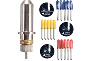 Gaohou 15PCS 30 45 60 gradi Roland GCC plotter vinyl cutter lama + Holder