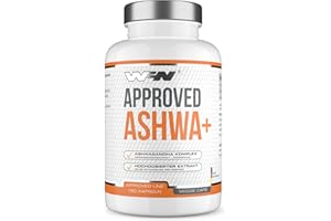 ‎WORLD'S FOOD NUTRITION WFN Approved Ashwa + 180 Ashwagandha Kapseln - Extrakt hochdosiert mit 10% Withanolide - Mit Magnesium Bisglycinat - Vegan & Ohne Zusätze - 90 Portionen - In Deutschland produziert