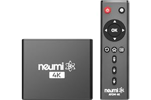 NEUMITECH NEUMI Atom 4K Ultra-HD Digital Media Player for USB Drives and SD Cards - with HDMI and Analog AV, Automatic Playback and Looping Capability