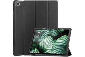 YRH for Lenovo M10 Plus 3rd Gen 10.6 inch Case 2022 (TB125FU|TB128FU|TB128XU), Slim Light Hard Shell Stand Tablet Cover for Lenovo Tab M10 Plus Case Gen 3, with Auto Sleep-Wake, Black