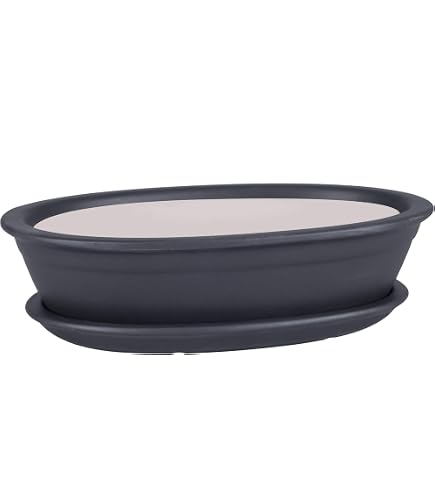 Kisangel 4 Stck Groer Ovaler Blumentopf Bonsai-pflanztopf Gro  Bonsaischalen Gro Ovale Bonsaischale Bonsai-Werkzeuge Bro-bonsaischale  Praktische Bonsaischale Terrakotta-tpfe Plastik: Amazon.de: Garten