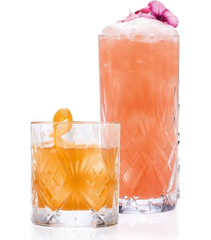 6 Bicchieri RCR Mixology Sound Funky: In Vetro Sonoro 32 Cl, Lavabili In Lavastoviglie