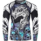 LAFROI CLY08 - Maglia a Compressione da Uomo a Maniche Lunghe UPF 50+
